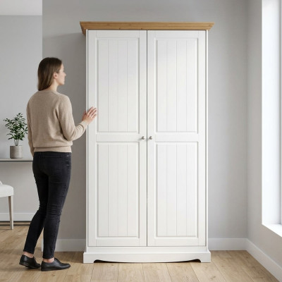 Wardrobe bed room closet design luxury cabinets shelf new solid wood