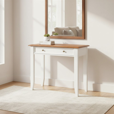 Console tables wood design white classic designer luxury console table new