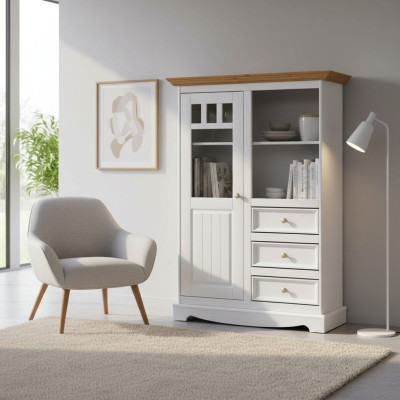 Dresser shelf wood cabinet cabinets white sideboard country house dresser sideboard