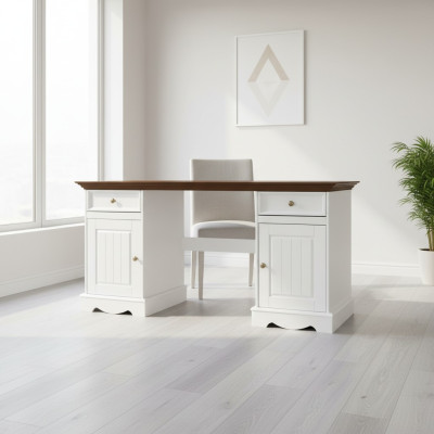 Desk design Italian style furniture classic luxury office table chair country house.