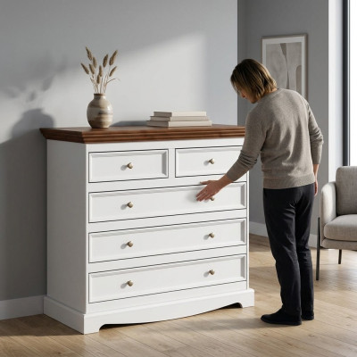 Chests Country House Noble Luxury Cabinets Wood Dresser High Cabinet Side Low Board