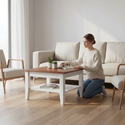 Side tables handmade wood coffee table solid wood table classic sofa new