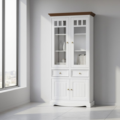 Display cabinet glass cupboard showcase classic corner showcase corner cabinet glass wood