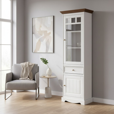 Closet Dresser Display Cabinet Colonial Style Furniture Sideboard Buffet Display Cabinet Wood New