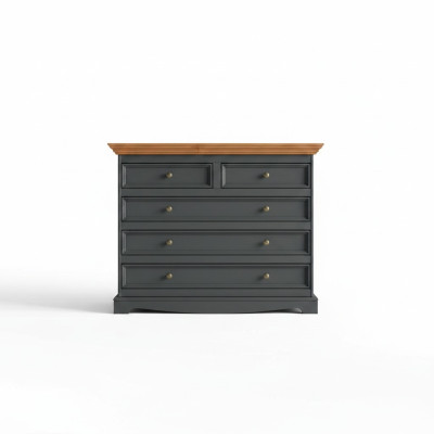 Dressers Sideboards 5 Drawers Tall Cabinet Cupboard Shelf Dresser Sideboard New