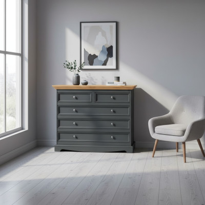 Sideboard luxury dressers country house design furniture upholstery wood console black board