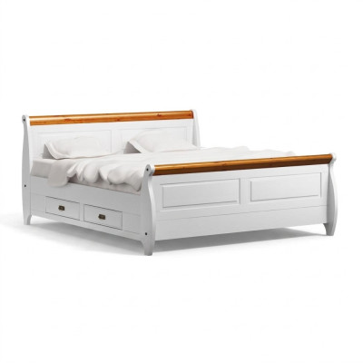 Luxury Bed Double Bed Country House Style Double Beds White Bedroom