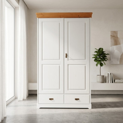 Multipurpose cabinet wood furniture storage shelves wardrobe coat rack shelf