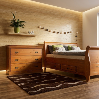 Dresser with 3 drawers, sideboard, wooden sideboard, cupboard, dressers, brown, new.