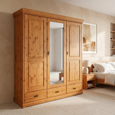 Wardrobe wooden cabinet bedroom furniture shelf wardrobes closet xxl