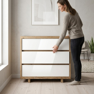 Wardrobe Shelf Luxury Abstract Living Room Design Dresser Sideboard Lowboard