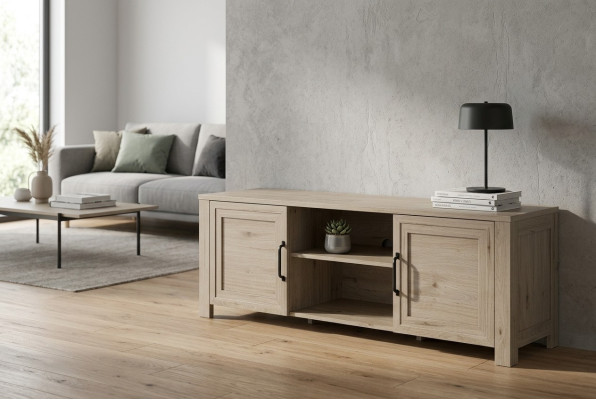 Living room wood RTV hotel luxury sideboard TV lowboard XXL cabinet table new