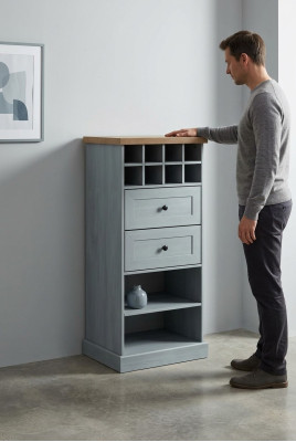 Country House White Cabinet Dresser Lowboard Sideboard Wooden Buffet Dressers Sideboard