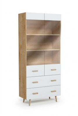 Modern cabinets, wardrobe, wall unit, bookshelf, shelf, display cabinet - Model Brillo