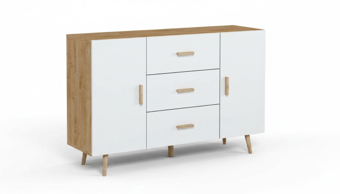 Dresser Shelf 140cm Cabinets Shelves Storage High Gloss New Dresser Sideboard