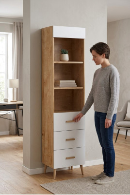 Bookshelf, display cabinet, display cupboard, glass cabinet, shelf, wood, cabinet, bookcase