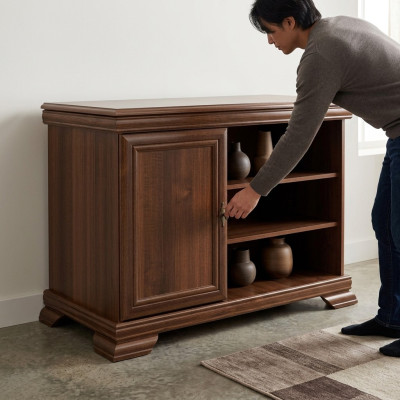 Classic Cabinet, Living Room Dressers, Wood Designer Dresser, Sideboard, Highboard