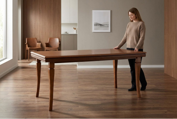 Dining room, living room, classic brown office designer dining table design wood table