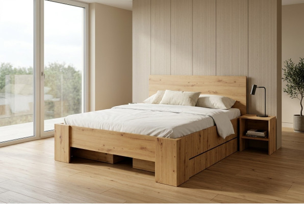 Classic bed beds double bed wooden bed country house bedroom hotel