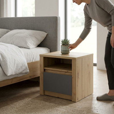 Side cabinet, dresser, bedside cabinet, cabinet, table, nightstand, bedside table