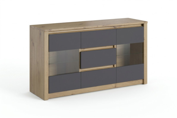 Design living room furniture sideboard wood dresser modern high cabinet new