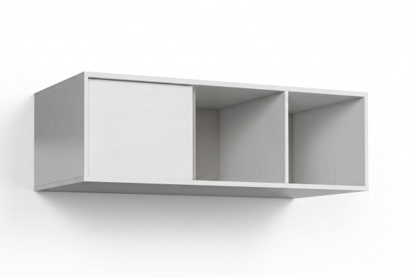 Modern shelf for living room, wooden bookshelf, wall shelf, new Siena Mati
