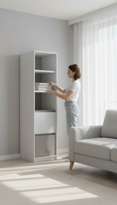 Bookshelf shelf wood hanging shelves standing shelf wood storage storage narrow new