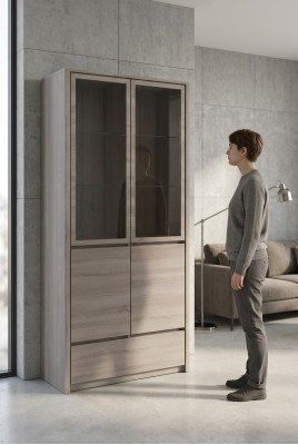 Dining room wood living room furniture display cabinet sideboard display cabinet glass cabinet cupboards.
