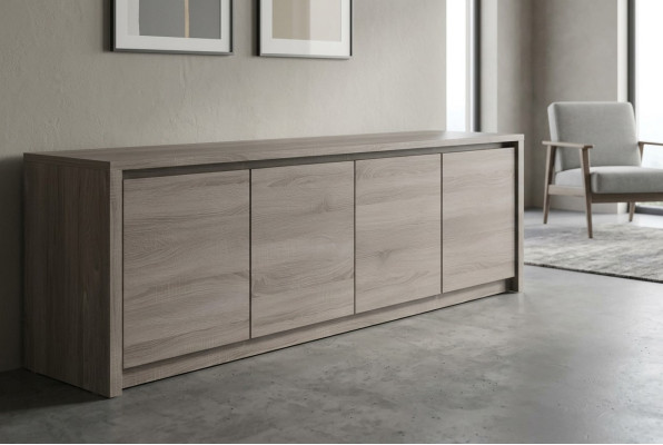 RTV Design Sideboard TV Wall High Gloss Low Board Luxury Dresser Cabinet New