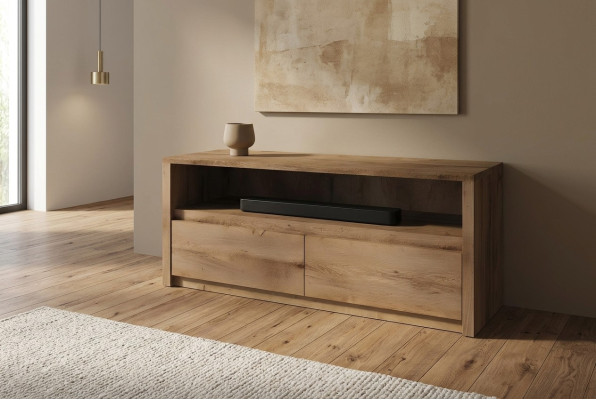 Loft Cabinet Living Room Shelf Luxury RTV TV Sideboard Dresser Side Low Board