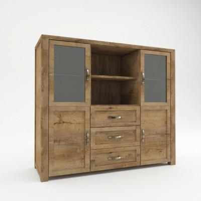Sideboard Design Dresser Wood Cabinet Furniture Display Case Modern Cabinet Buffet Bar