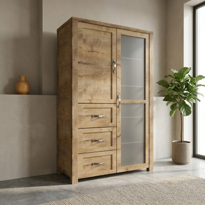 Living room display cabinet, display case new, cabinets new, classic display cabinet, cupboard.