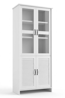 Wood glass cabinet display cabinets white country-style tall cabinet display cabinet