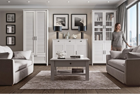 Living room dresser cabinet sideboard design style furniture living room 3-piece set.