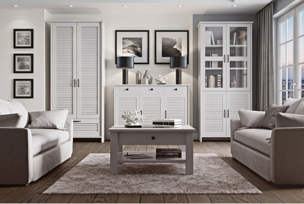 Living room dresser cabinet sideboard design style furniture living room 3-piece set.