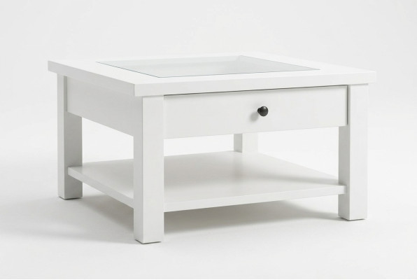 Wood coffee tables made from solid wood, living room furniture, 93x93 cm, solid tables