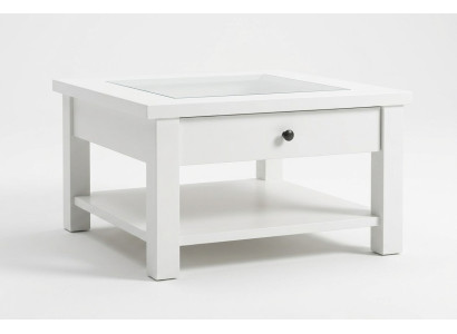 Wood coffee tables made from solid wood, living room furniture, 93x93 cm, solid tables