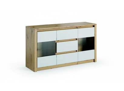 Living room shelf wood luxury furniture designer sideboard credenza board cabinet new