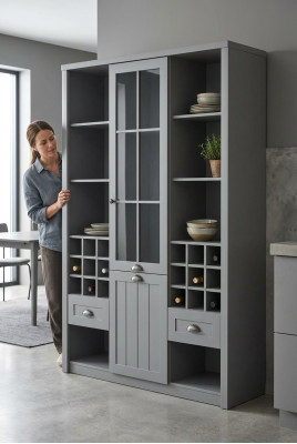 Display cabinet sideboard cabinet wood furniture handmade chest of drawers showcase sideboards