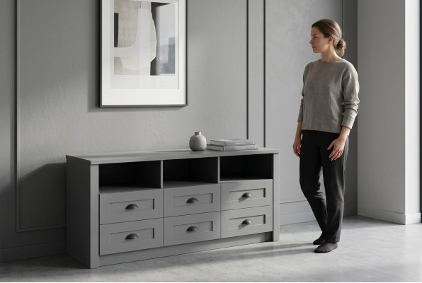 Sideboard RTV130 TV Cabinet Lowboard Sideboard Dresser Living Room Cabinet New