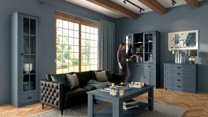 Living room set cabinet chest of drawers wall units chests of drawers sideboard cabinet table 4-piece