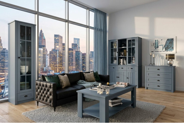 Living room set cabinet chest of drawers wall units chests of drawers sideboard cabinet table 4-piece