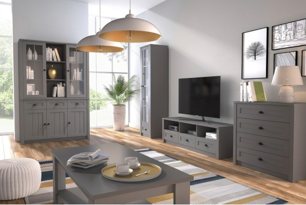 Living room furniture set designer living room sideboard coffee table furnishings 5-piece set.