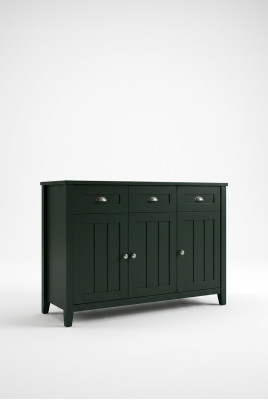 Country house green chests of drawers made of wood sideboard buffet tall cabinet chest of drawers buffet