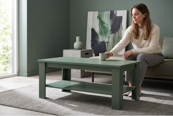 Massive Furniture Side Table Coffee Table Wooden Table 120x60cm New Tables