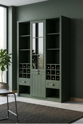 Wall unit cupboard furniture shelves living room display cabinet glass cabinet shelf bookcase