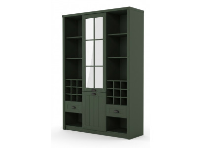 Wall unit cupboard furniture shelves living room display cabinet glass cabinet shelf bookcase