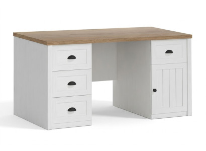 Desk Wood Wooden Desk Massive Table Office Furniture Country House Office Furniture Tables