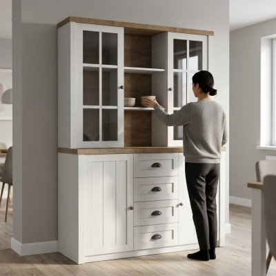 Classic cabinets cupboard sideboard hutch chest of drawers wall unit W2D chest of drawers