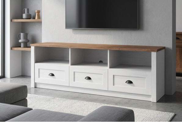 Design Regal TV Sideboard Television Wall Low Luxury Board Cabinet Dresser Shelf